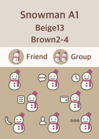 snowmanA1 beige13 brown2-4