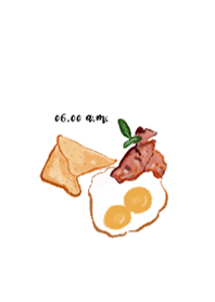 in the morning
