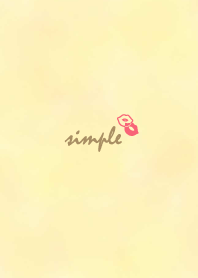 Lips watercolor'Yellow'