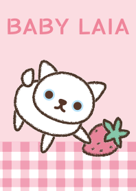 Theme of a cute kitten <Strawberry>