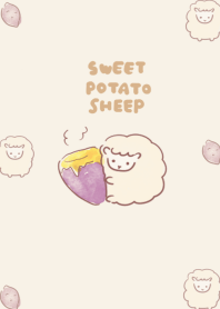 simple sheep sweet potato beige.