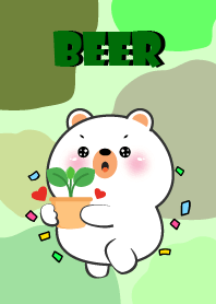 White Bear Like Green Color Theme