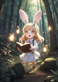 Girls and the magical world