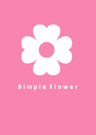 Simple Pink flower Theme