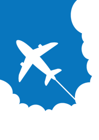 Blue sky... White clouds.