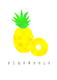 Chic Pineapple Illust Line Theme Line Store