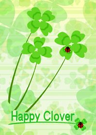 Happy Clover of Four Leaves