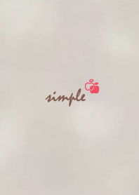 Apple watercolor'Brown'