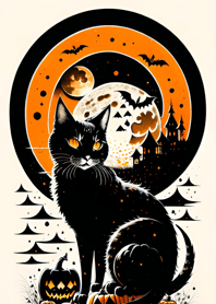 halloween cat a97681
