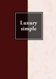 Luxury simple