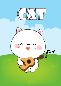 Love Kawaii White Cat Theme