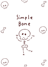 simple Bone White blue.