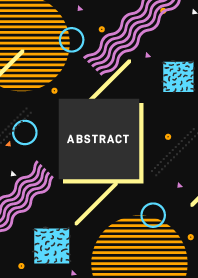 Abstract CHAOS BLACK