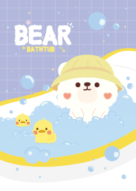 Bear Bathtub Violet