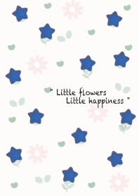 Mini blue star flowers 6