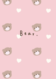 クマとハートだらけ。
