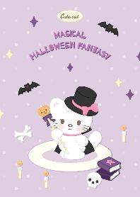 Cute cat : Magical Halloween fantasy v.3