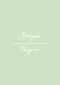 Simple Cursive Theme Palegreen