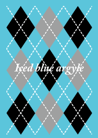 ◆ Iced blue argyle ◆