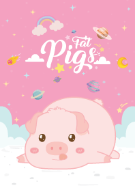 Fat Pigs Like Galaxy Pink