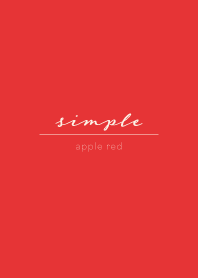 simple_apple red