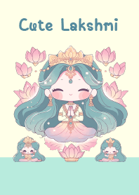 Cute Lakshmi with devotee 5