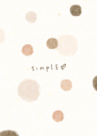 Watercolor A circle Brown12 from Japan
