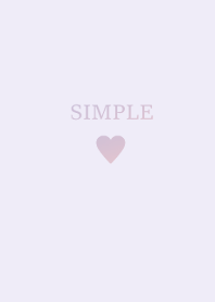 SIMPLE HEART (purple gradation)
