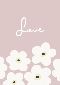 in bloom, flower wh / mist pink