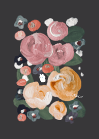 Summer rose 夏の薔薇の着せかえ。水彩