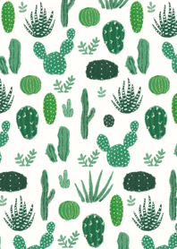 cute green cactus
