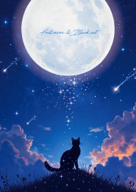 Bring good luck Full moon & Cat 31
