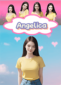 Angelica Yellow shirt,jeans Pi02