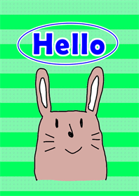 HELLO ウサギ