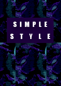 Simple style purple camouflage