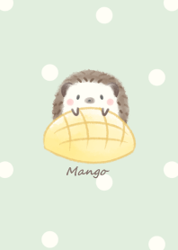 Hedgehog and Mango* -green- dot