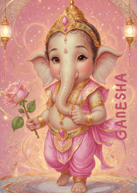 Pink Ganesha For Love Theme