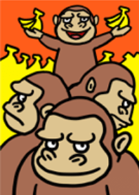 ゴリラの着せ替え