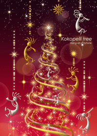 Kokopelli Christmas Tree(christmas clr.)