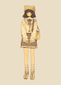 暖色系カップル02(女)