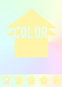 yellow color rainbow  T15