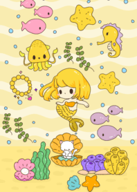 yellow mermaid