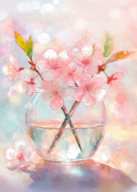 Cherry blossoms in a glass bottle! Vol.4