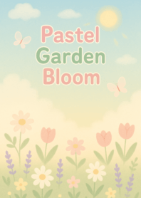Pastel Garden Bloom