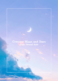 Crescent Moon and Stars 90/Natural Style