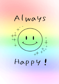 Always smile rainbow
