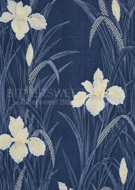 Indigo Iris Pattern | Bitasui