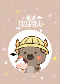 Buffalo&Cow Mini Cute Galaxy Light Brown