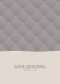 LOVE QUILTING -dusky gray- 4