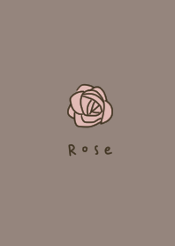 Greige. Pink beige rose.